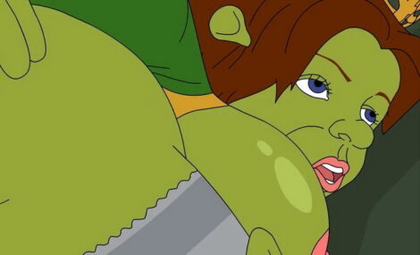 Shrek and Fiona hentai toons